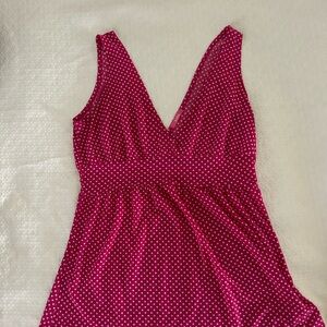 Pink tank top blouse